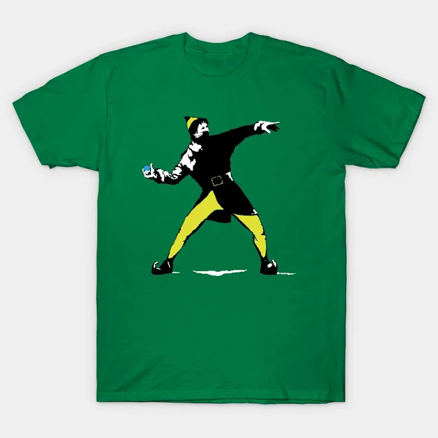 Budksy Elf Snowball Thrower Shirt