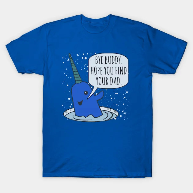 Elf Mr. Narwhal shirt